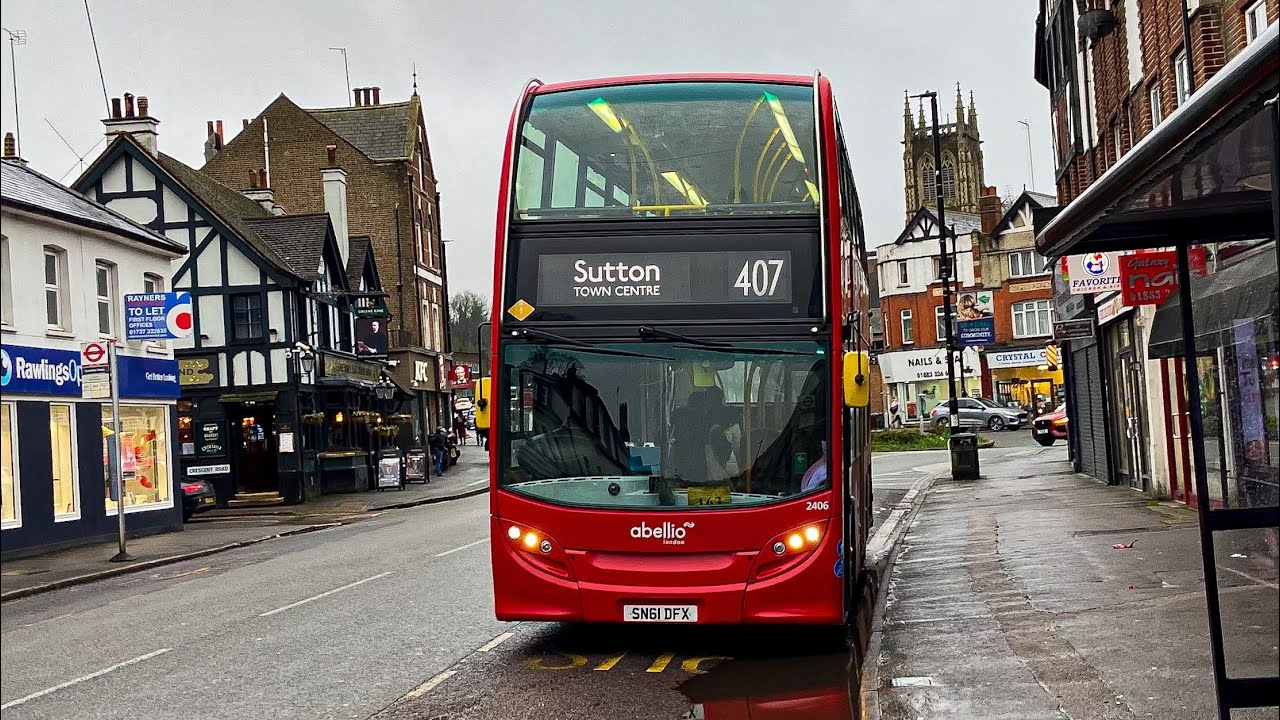 Thrash | Transport UK London - ADL Enviro 400 E40H on Route 407 (2406 - SN61DFX)