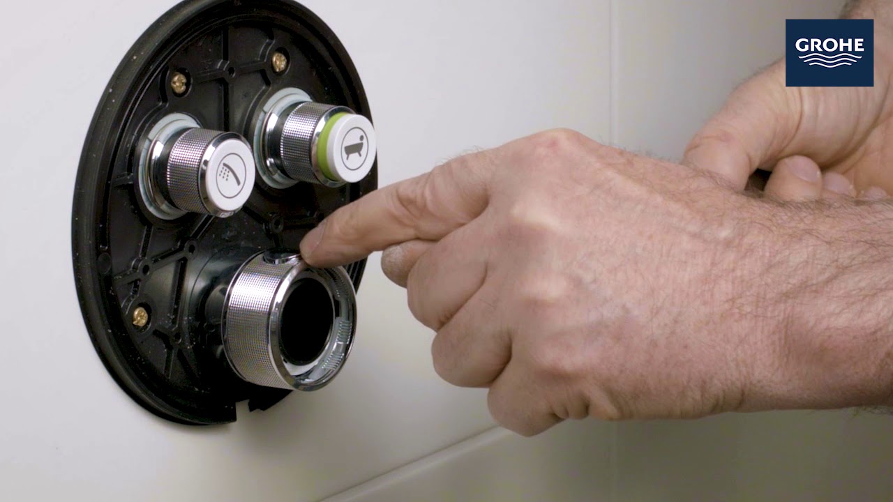 GROHE SmartControl: Kalibrierung des Thermostaten auf 38 °C