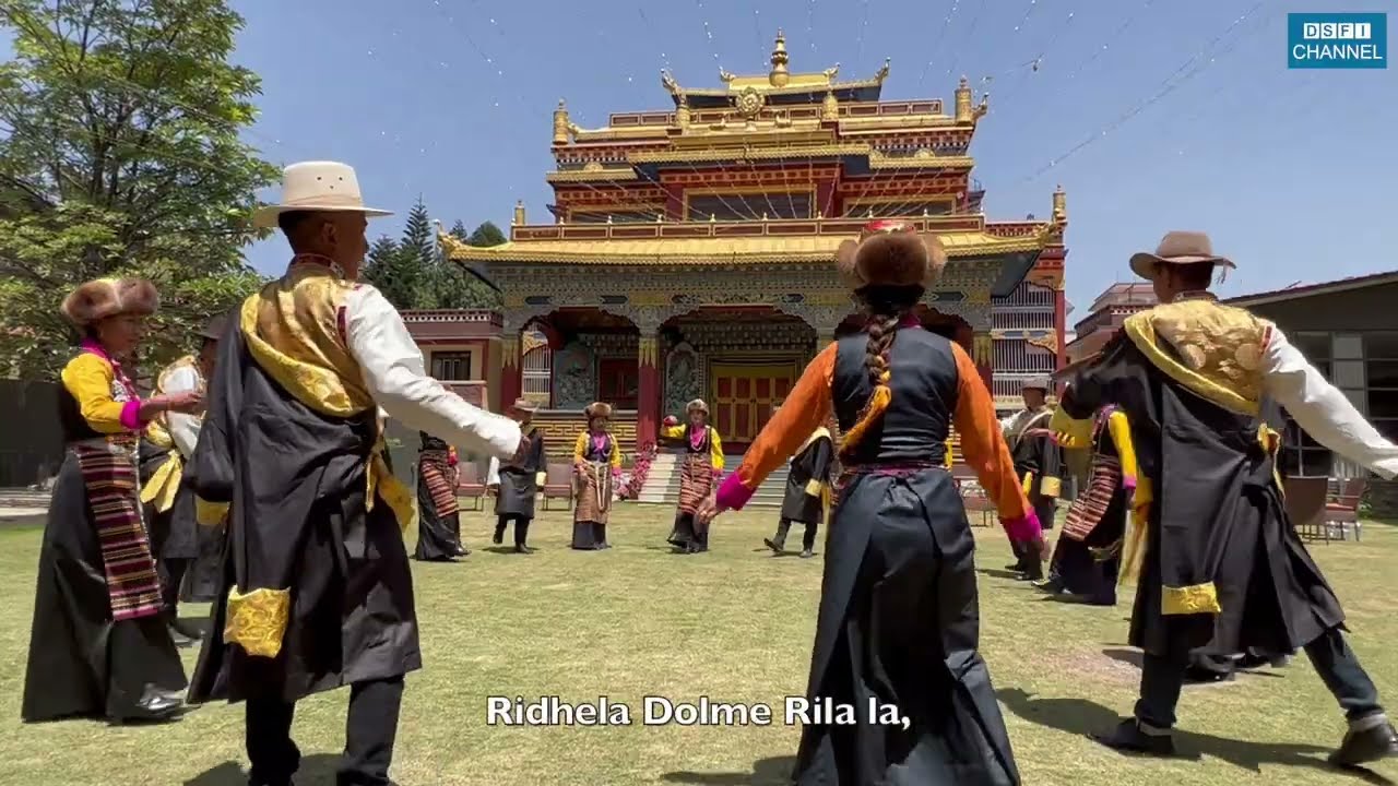 Ridhela Dolme Rila Sherpa Traditional Shabdro dance Video by DSFI Channel 2022