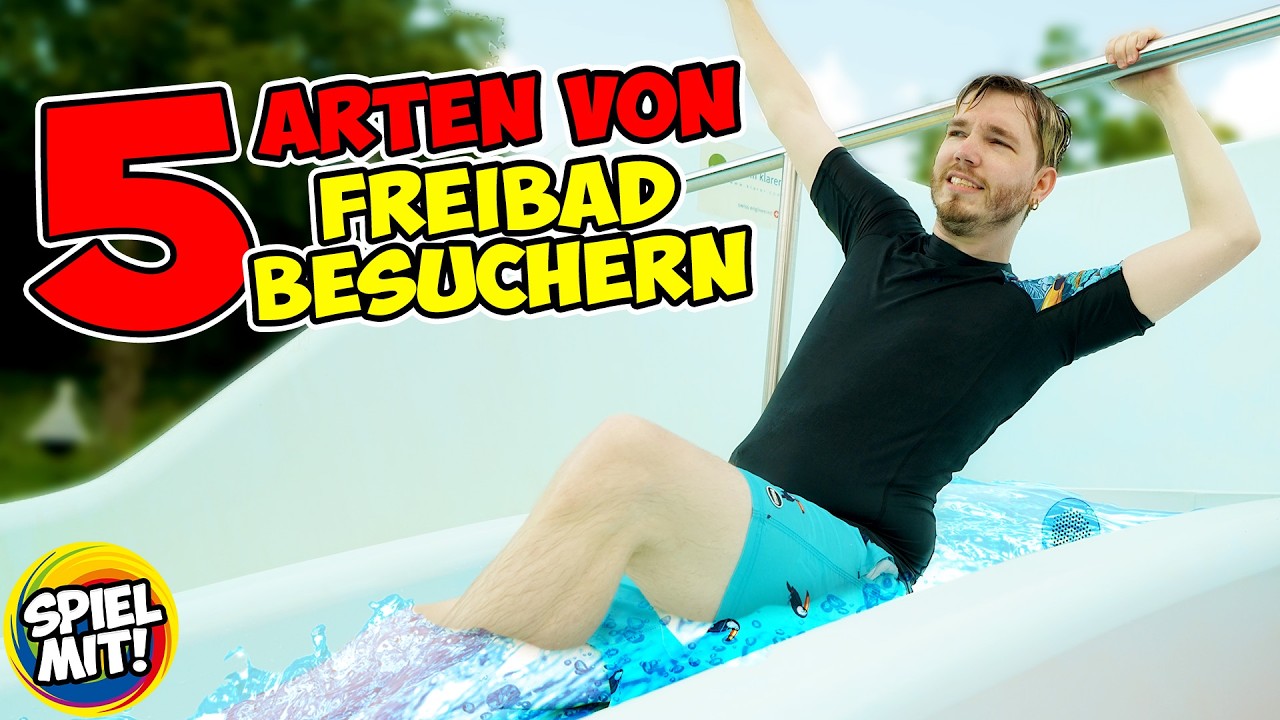 5 Arten von Freibad Besuchern