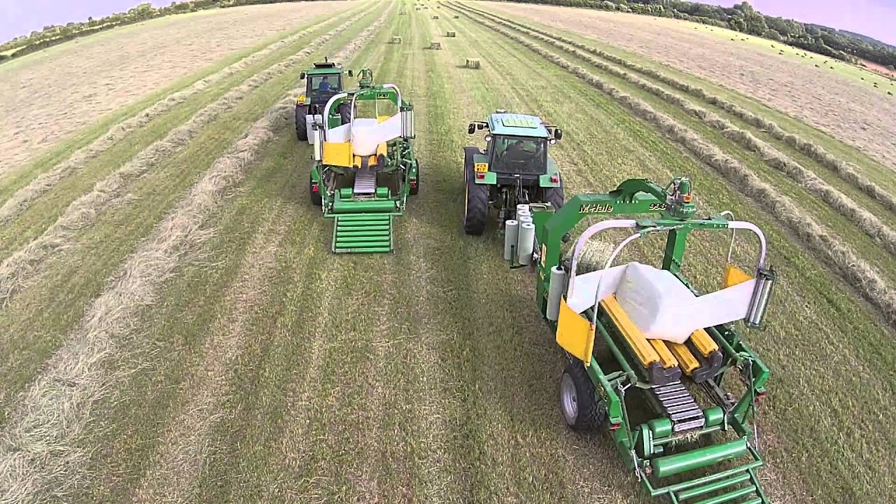 Making Haylage with Baillie Haylage