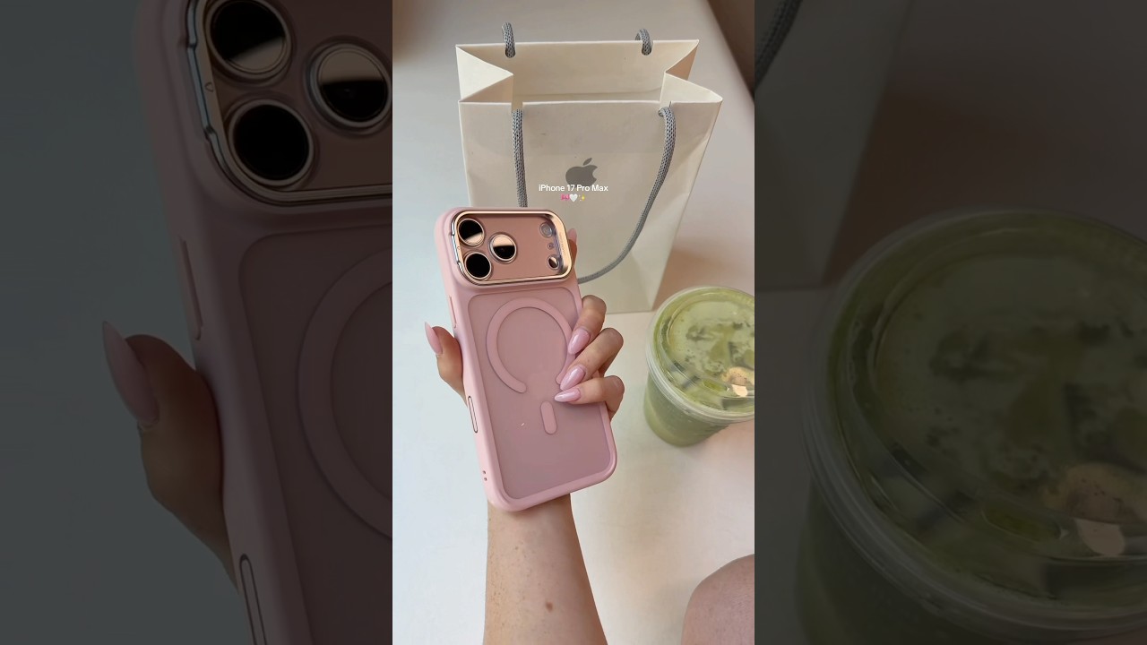 Pink iPhone 17 Pro Max 🎀 #apple #iphone #iphone17promax #iphone17pro
