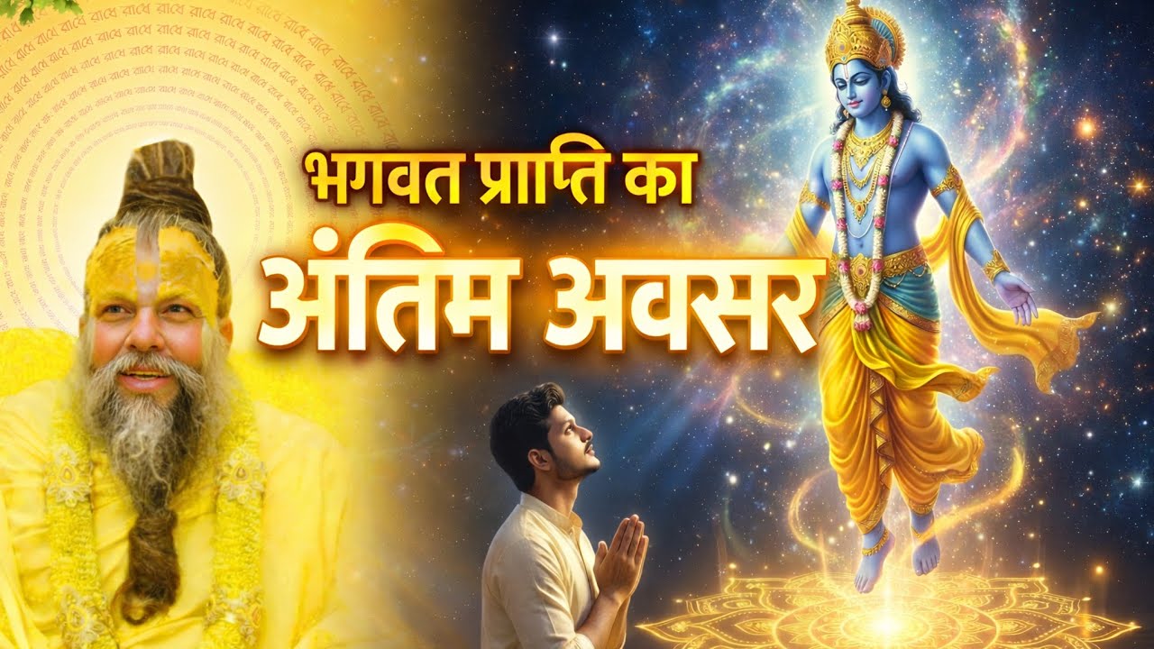 यह सत्संग आपके जीवन को बदल सकता है।भगवत प्राप्ति का यह अंतिम अवसर है, इसे जरूर सुनें !! satsang 