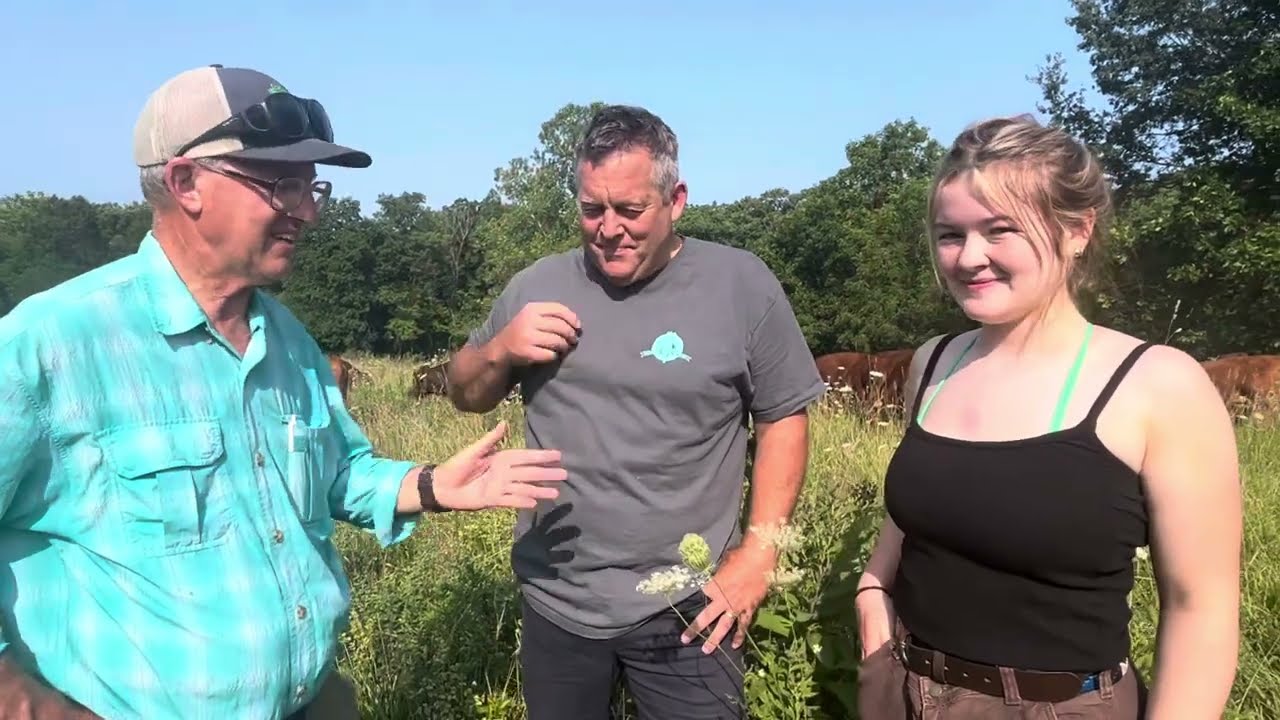 We have our friends the Rebanks from England come by for a visit at Green Pastures Farm.