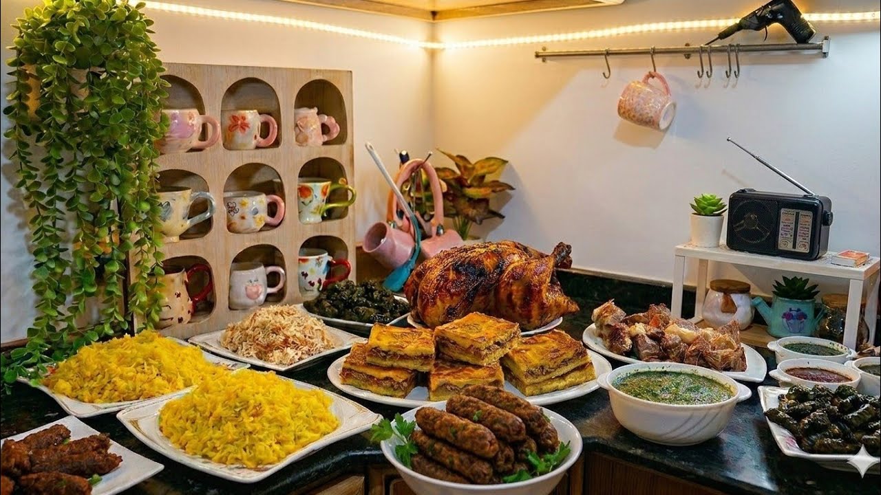 عزومات رمضان 🌛طبخت ل15فرد ب اقل تكلفه واقل مجهود |هتبهرى الكل بشطارتك وكلام مهم عن الزوج المتسلط 