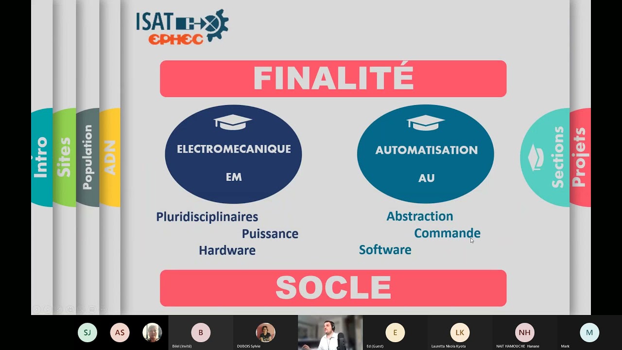 Bachelier en Automatisation - conférence du 8 mai 2021