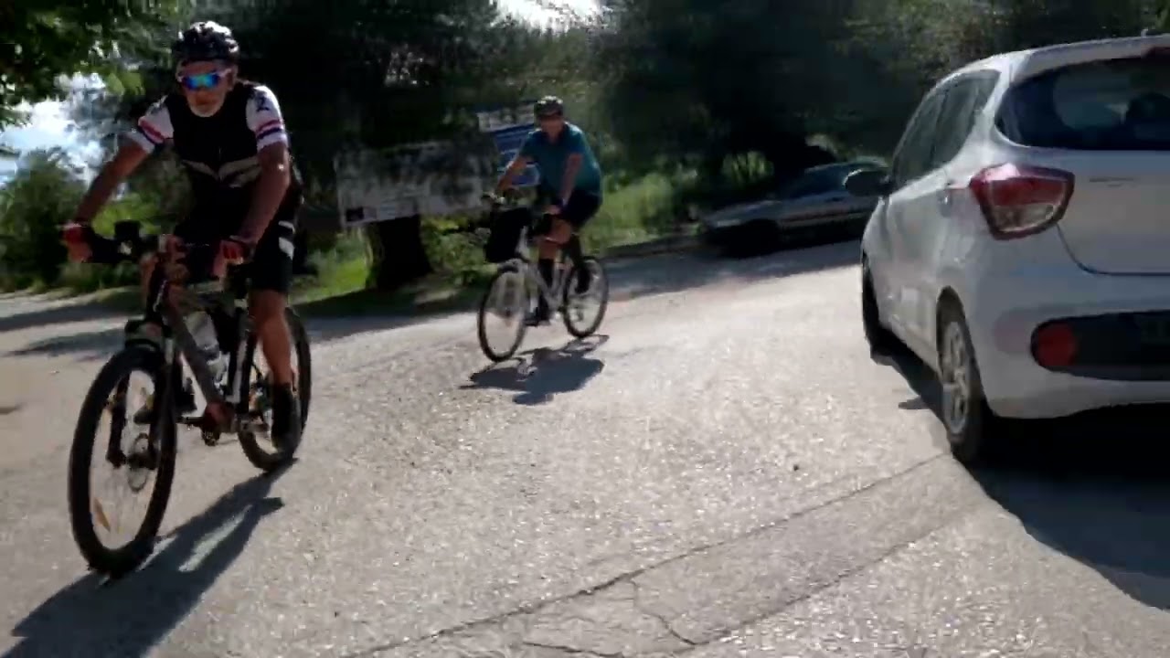 Downhill Cycling Corfu Island, Greece, Mountains