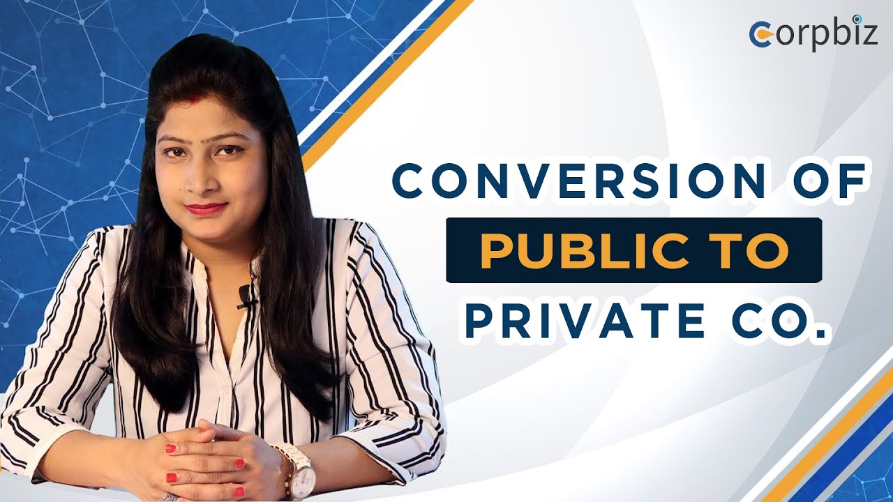 Conversion of Public Company into Private Company | Complete Process  in Hindi - Corpbiz