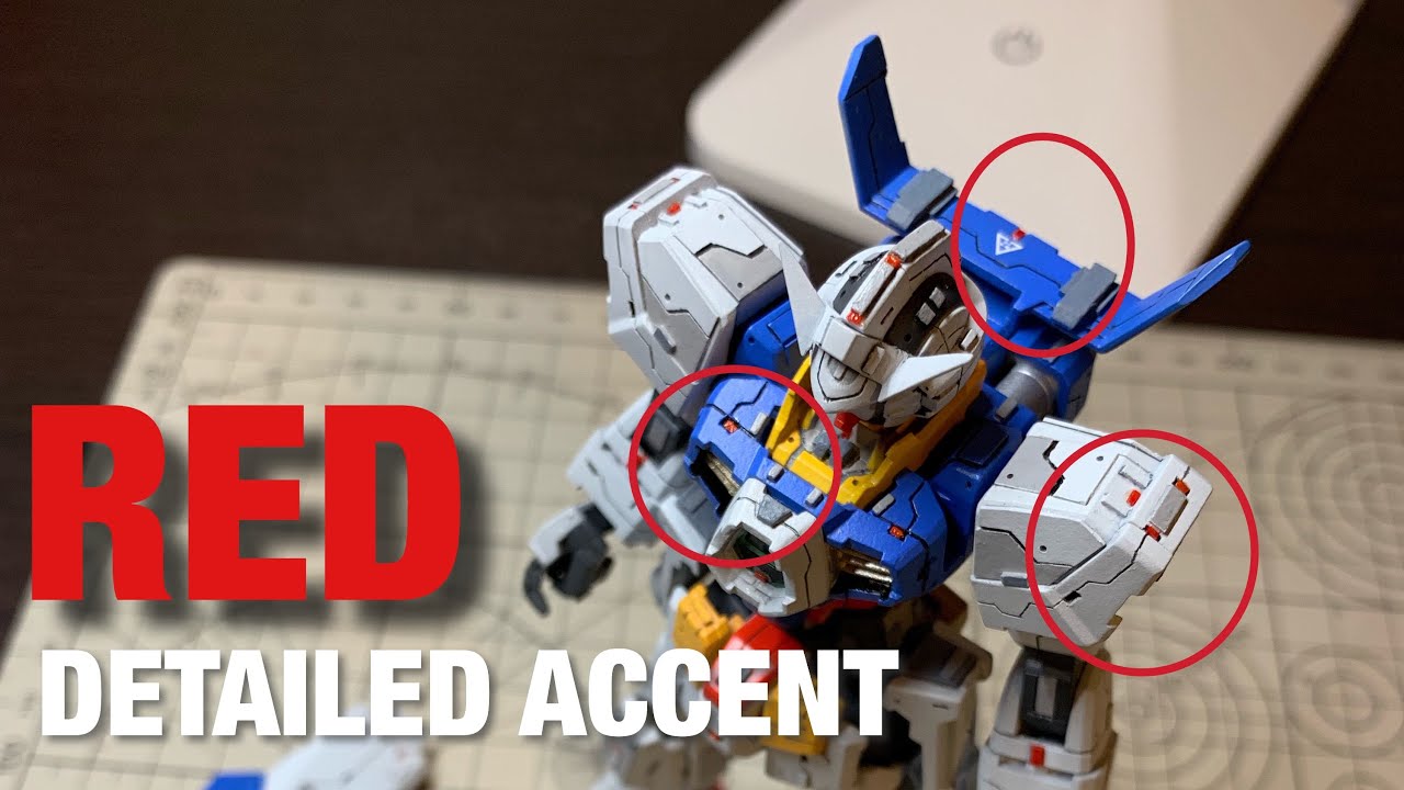 HG GUNDAM AGE 1 NORMAL  Detailed Red Accent  (ガンプラ製作動画:レッドポイントの追加)