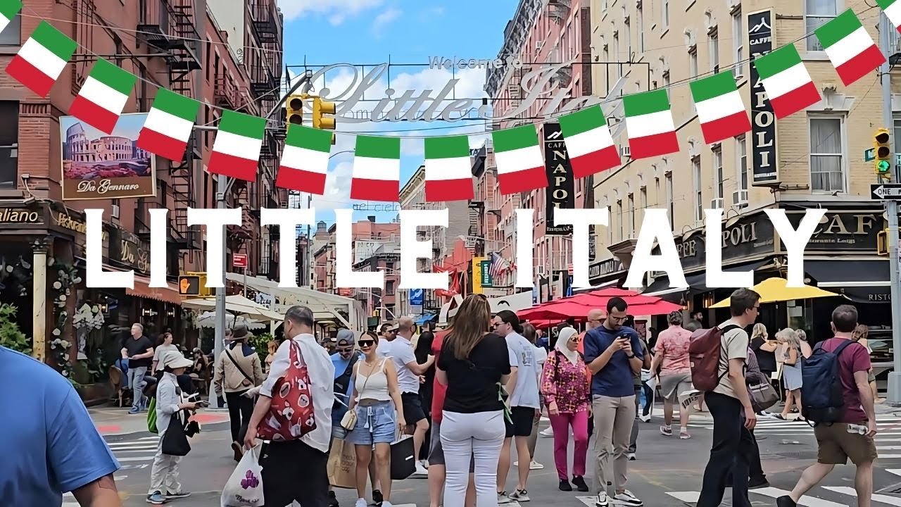 Little Italy 🇮🇹  in New York City 🇺🇸  Amazing People Amazing Food!