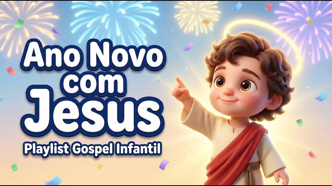 Ano Novo com Jesus: Playlist Gospel Infantil 🎉✨ BIBLIATOON
