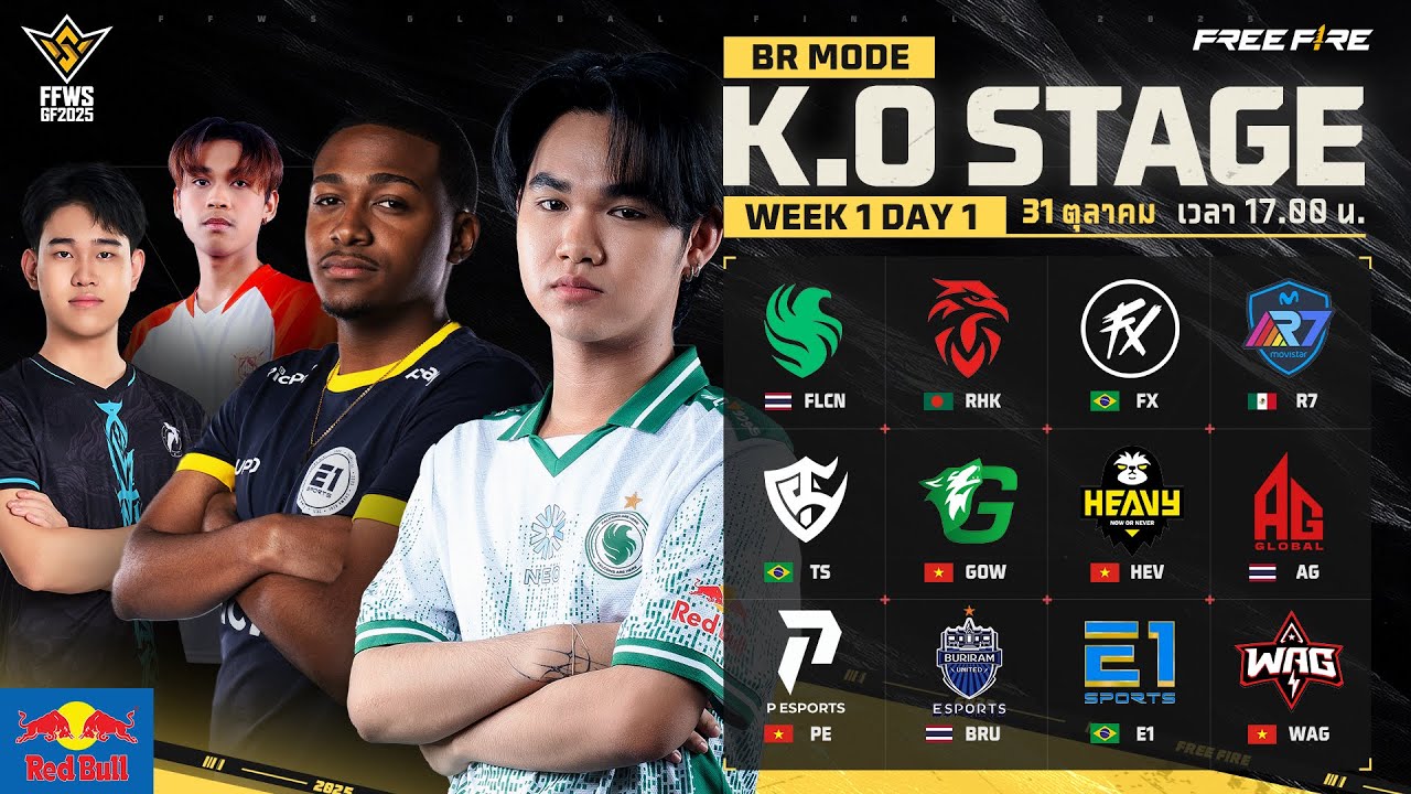 🔴 [TH] FFWS Global Finals 2025 Knockout Stage - Day 1: กลุ่ม A vs. C