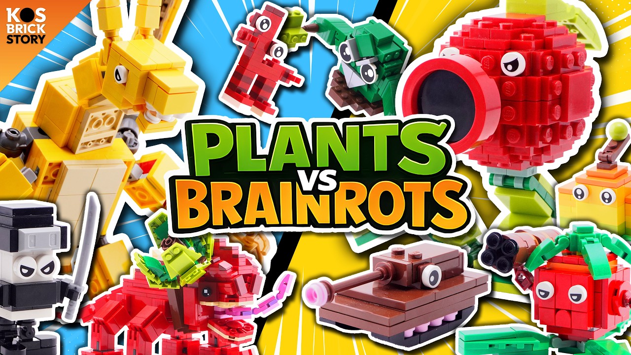 I built Lego PLANTS VS BRAINROT (part 5)