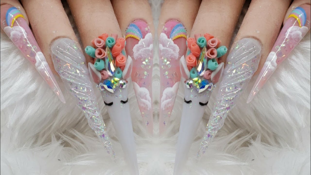 Unicorn Nails - Pastel Daydream Colab with Stacey Ward - Gliterbels
