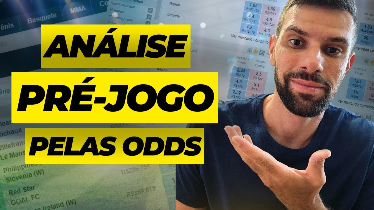 ANÁLISE PRÉ-JOGO APOSTAS! DESCUBRA A TENDÊNCIA DO JOGO PELAS ODDS!