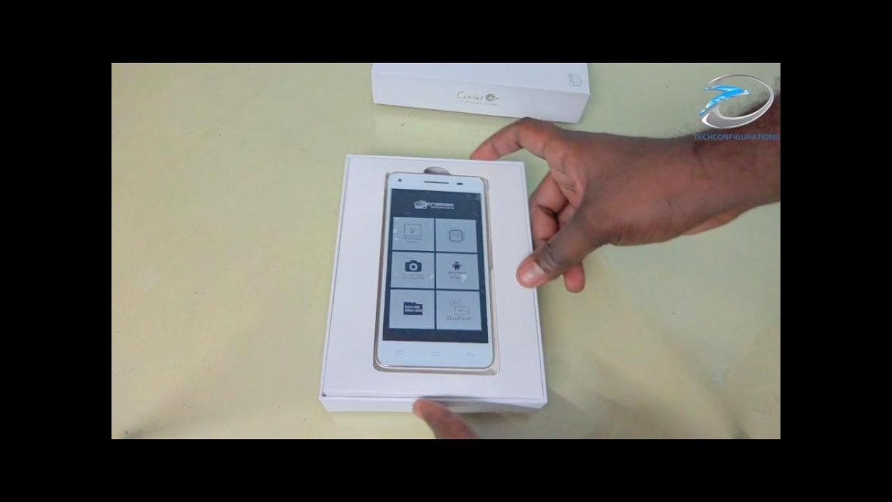 Micromax canvas 4 plus A315 unboxing