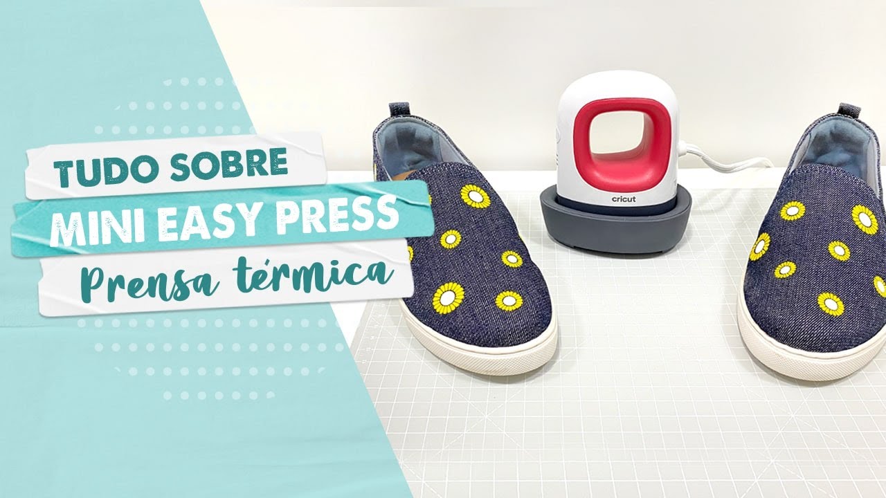 Mini Easy Press 2 Cricut - Tudo Sobre a Miniprensa Térmica para DIY Fácil