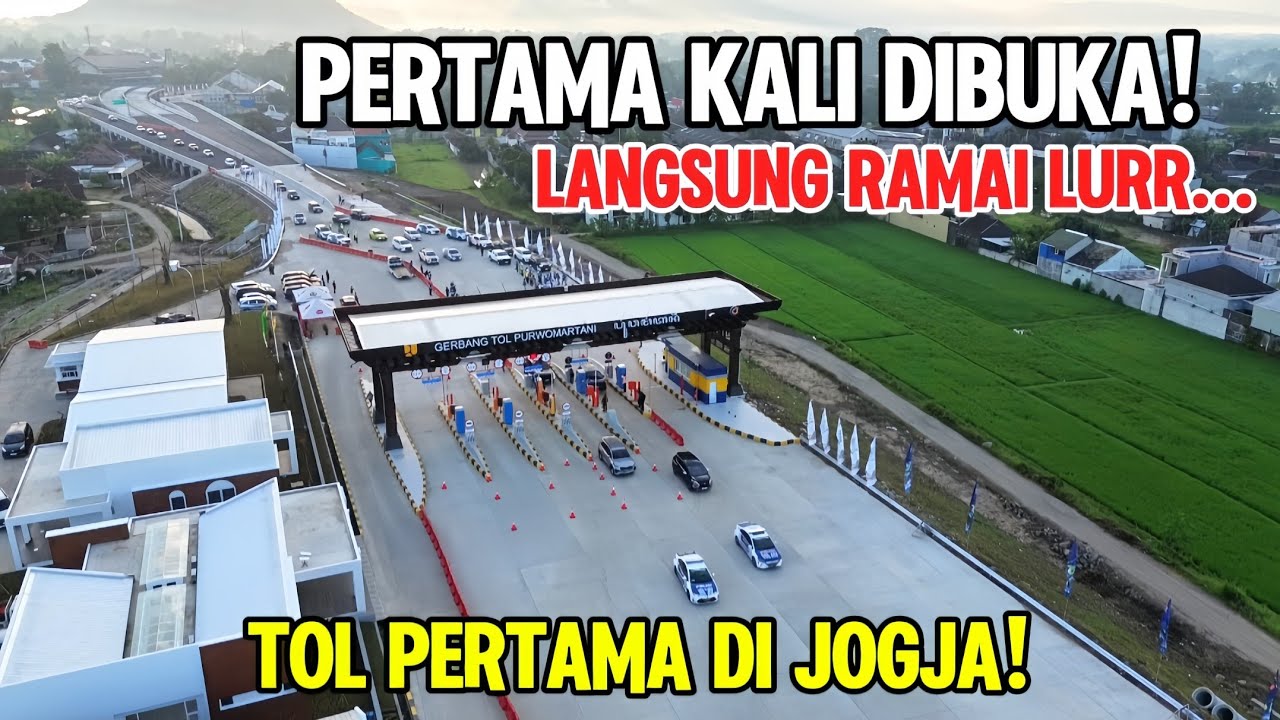 BEGINILAH MOMEN PEMBUKAN Tol Jogja–Solo Fungsional Lebaran 2026, Langsung Diserbu Ribuan Pemudik‼️