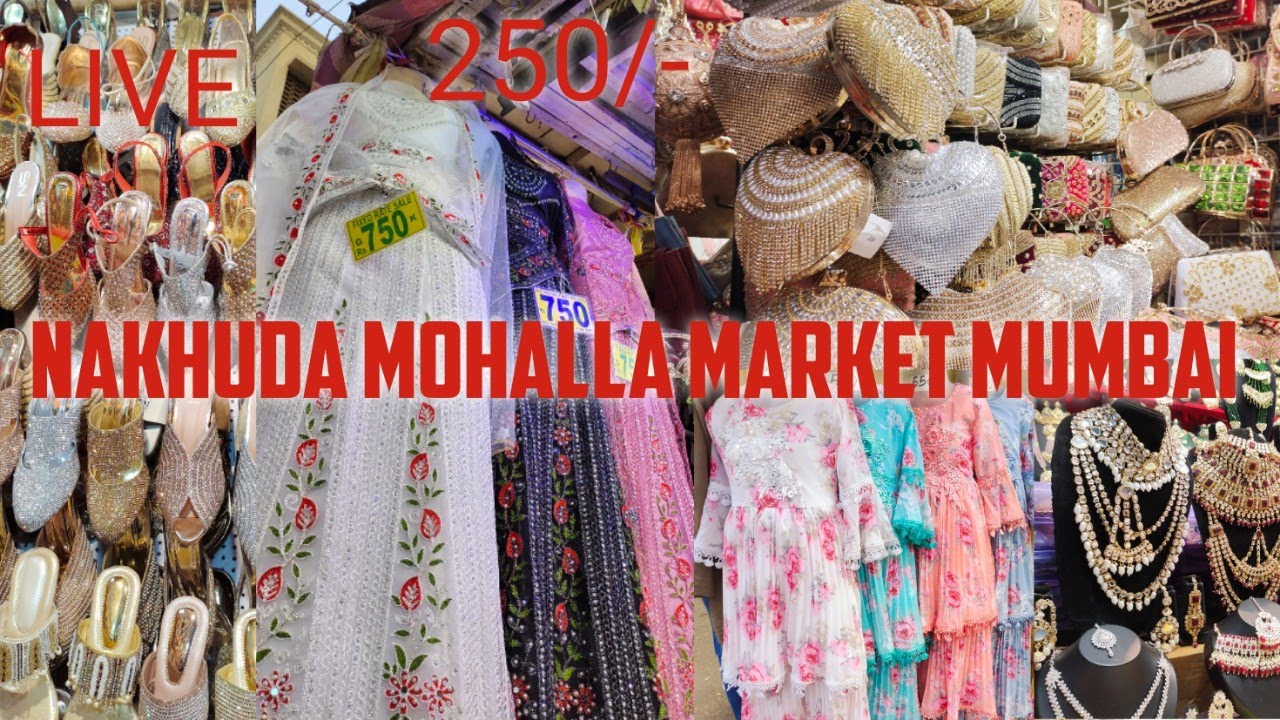 Nakhuda mohalla market Ramzan Eid 2023 latest collection | Dress material, jewellery, kid's dress