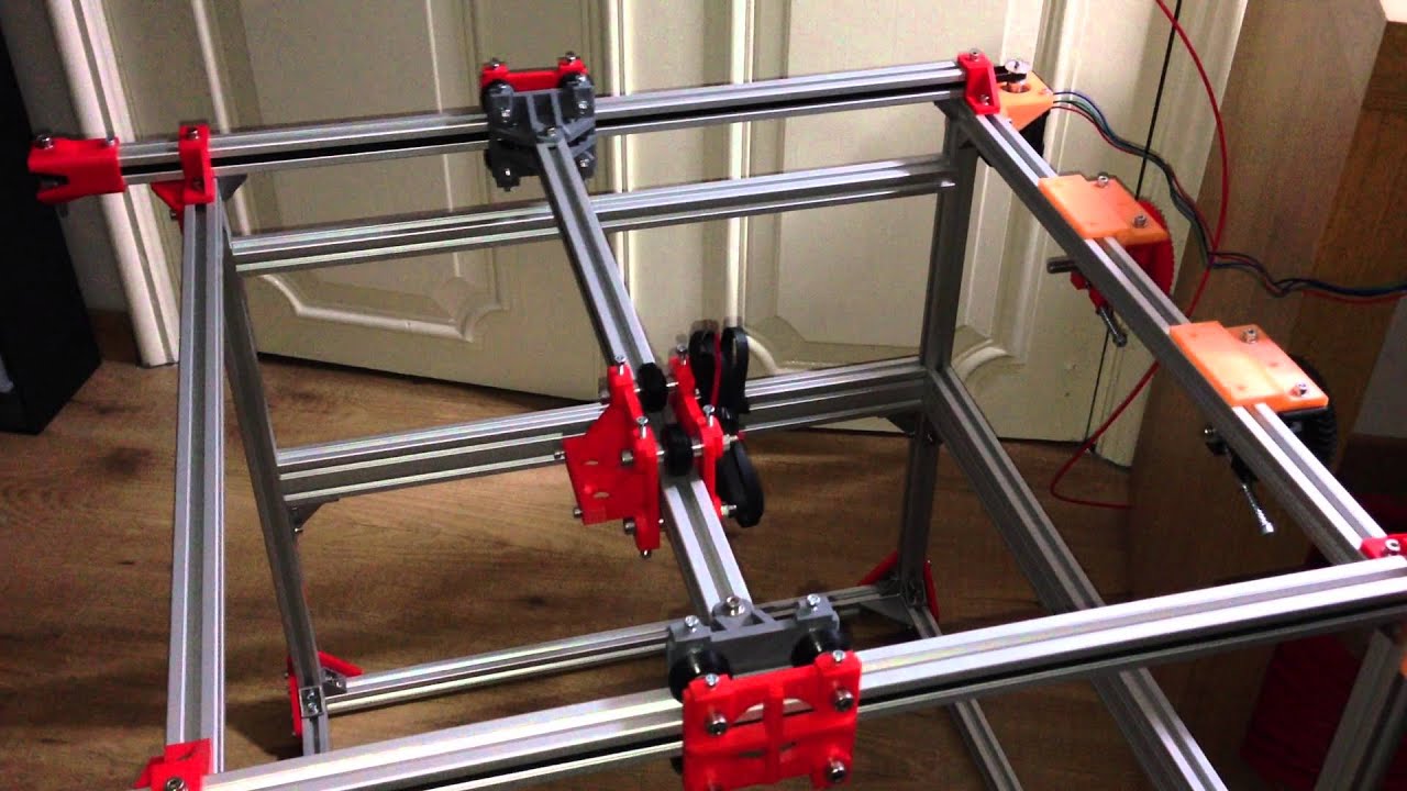 HBot gantry test 2 running gcode