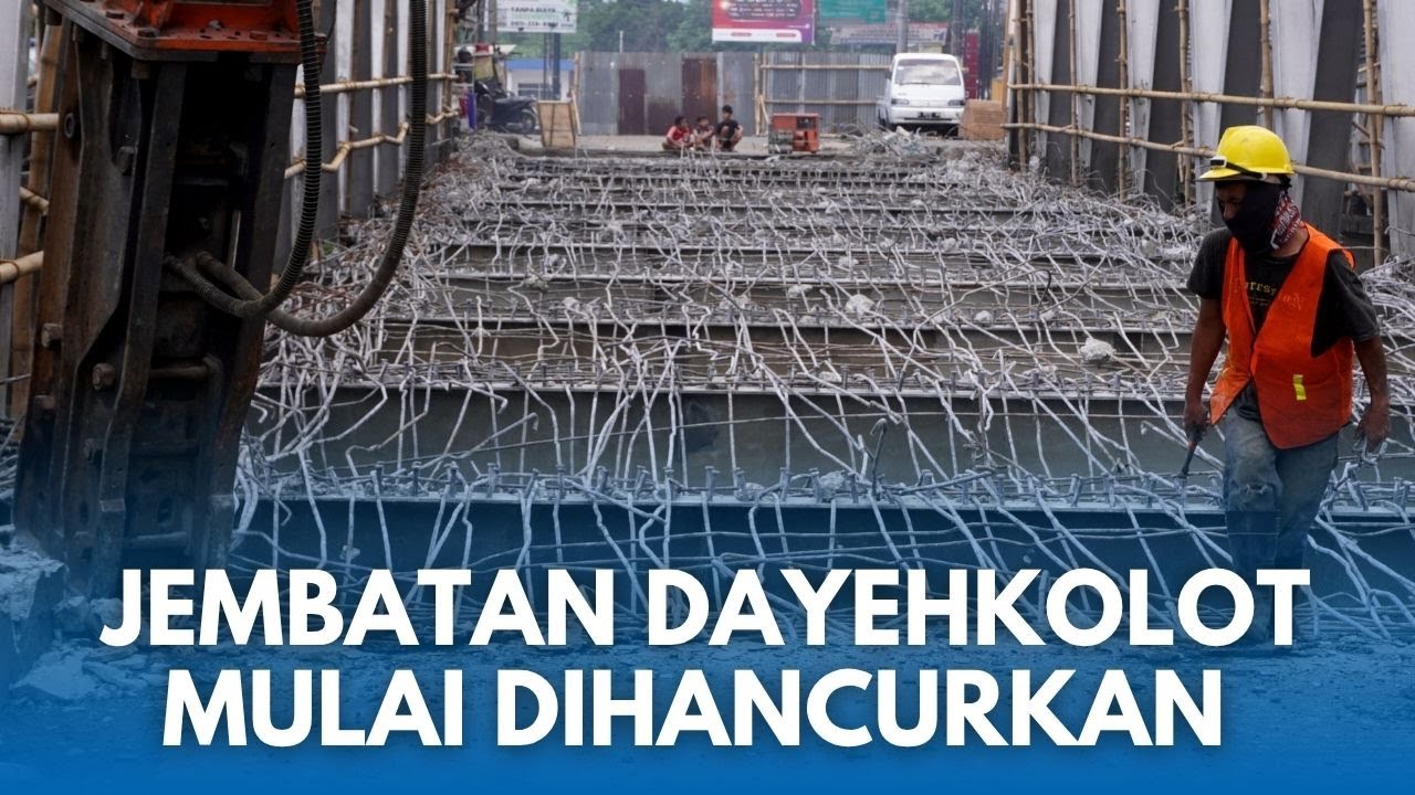 DETIK-DETIK Jembatan Dayehkolot Bandung Dibongkar setelah Bertahun-tahun tak Diperbaiki