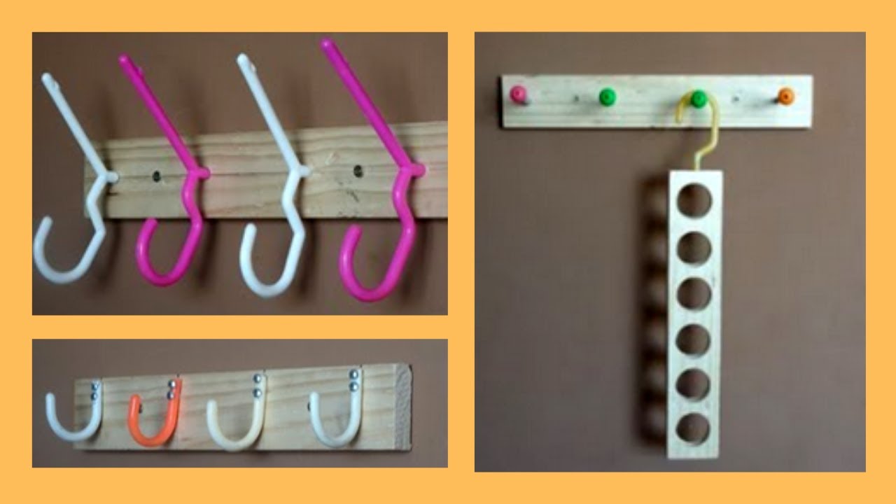 5 IDEAS PARA PERCHAS (Ganchos) (HANGERS HACKS) (DIY)