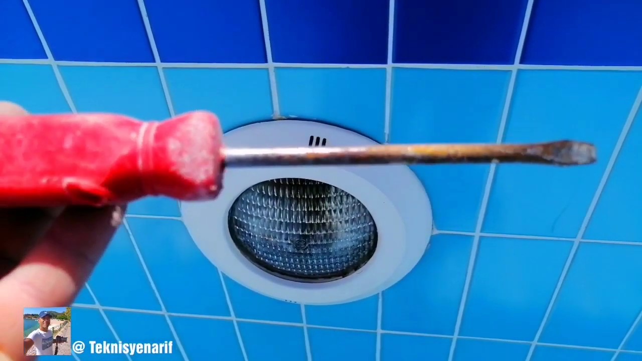 Kasalı havuz far ampülü nasıl değiştirilir