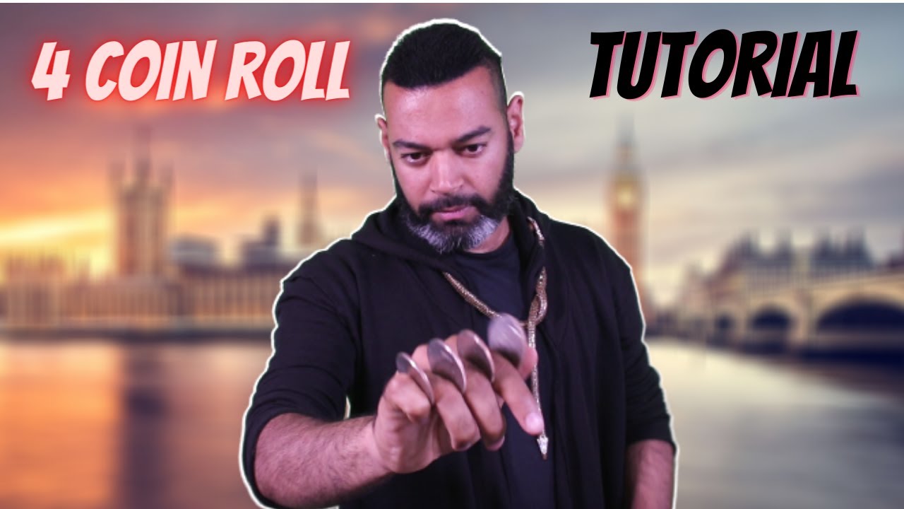How to roll 4 COINS in 1 hand.