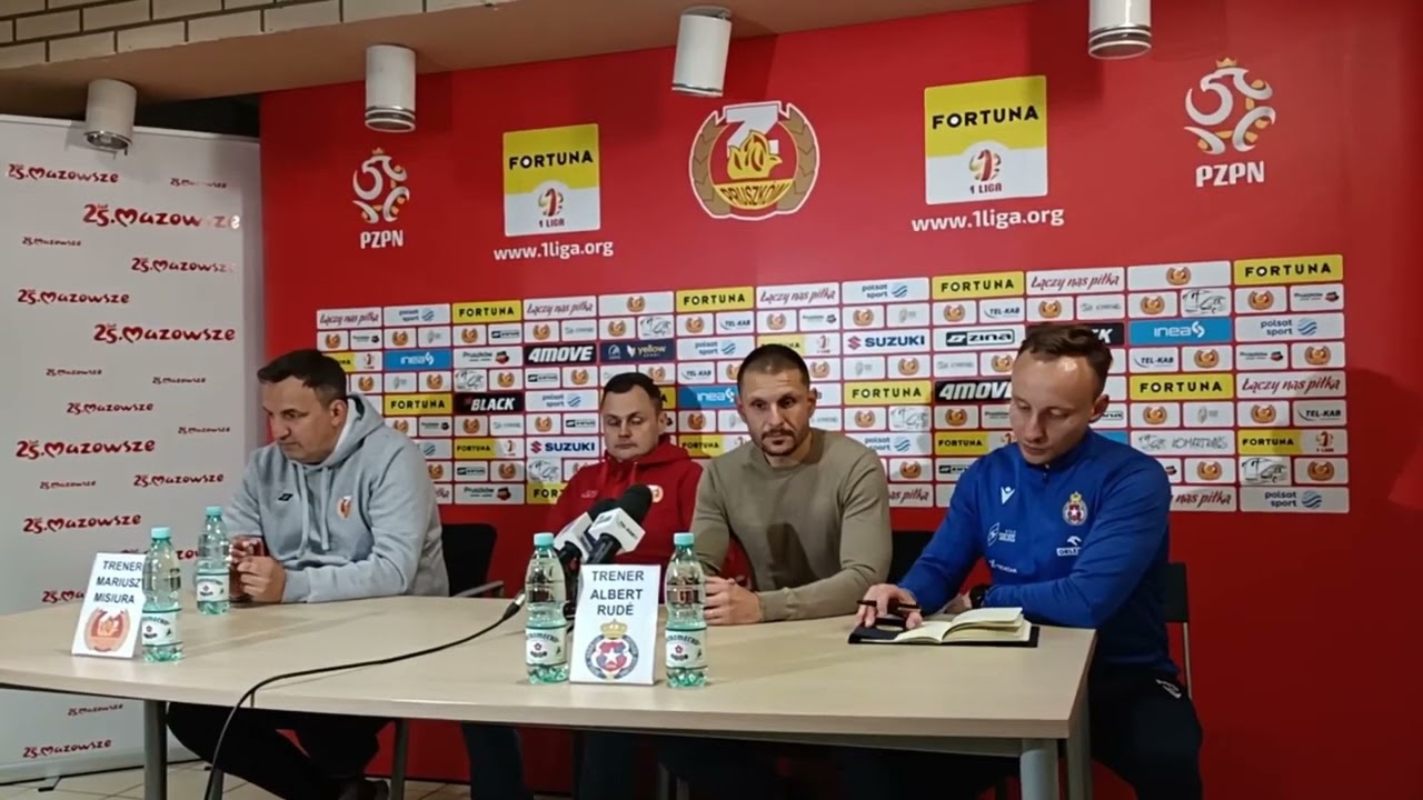 Konferencja po meczu Znicz Pruszków - Wisła Kraków (19.04.2024)
