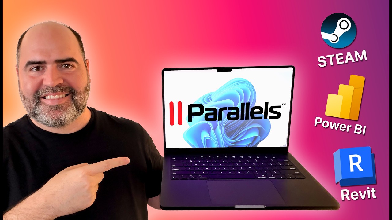 MBP M5 + Parallels: Power BI, Revit, Gaming en Mac 🤯