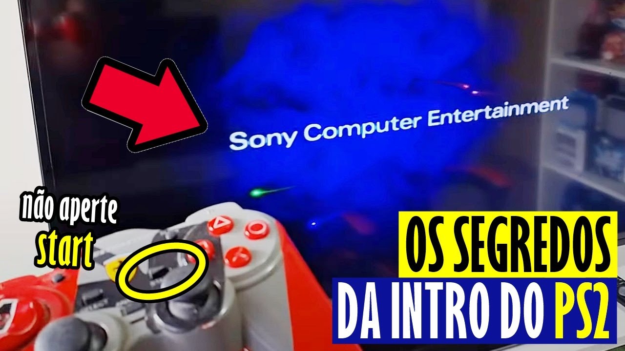 OS SEGREDOS DA TELA INICIAL DO PS2 que você não conhecia