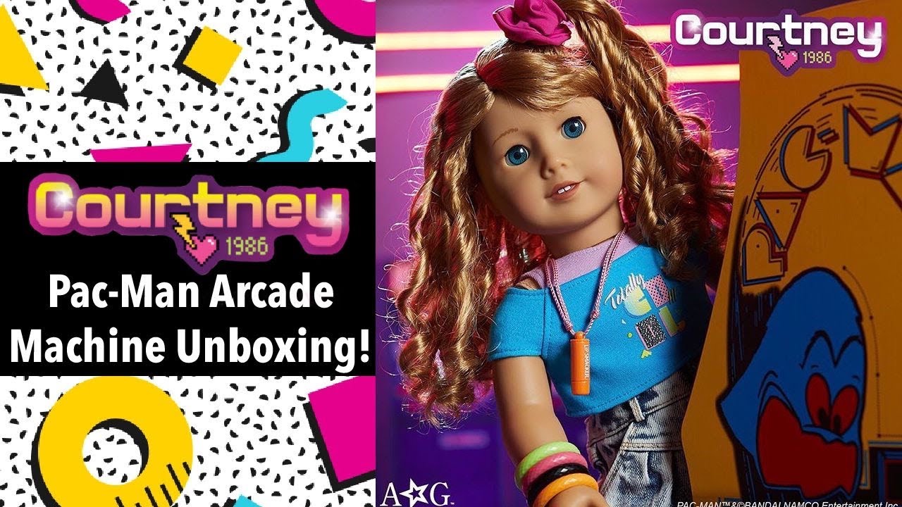 Распаковка игрового автомата Pac-Man Кортни Мур! ~American Girl Haul