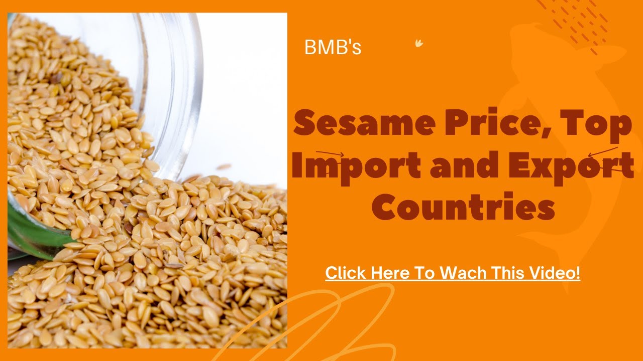 Sesame Seed Price, Top Import & Export countries 2021