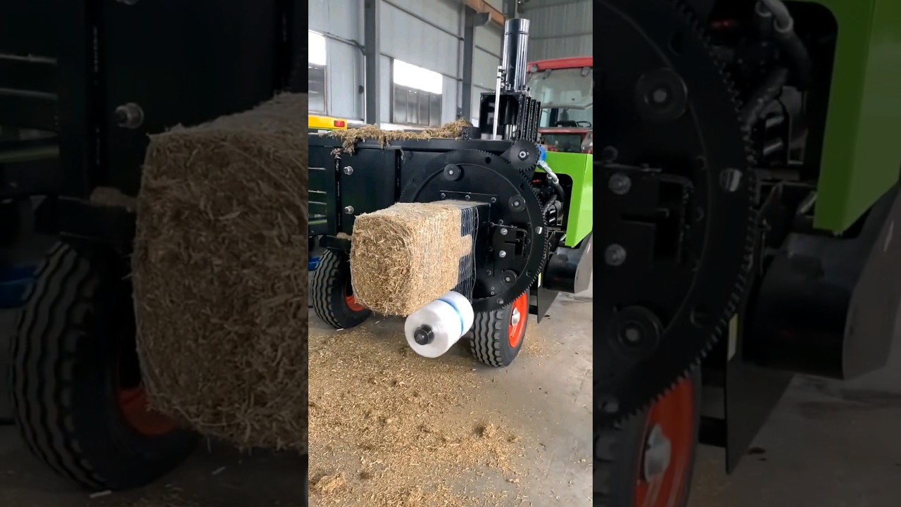 #Saving time, labor and high efficiency# Straw baling machine