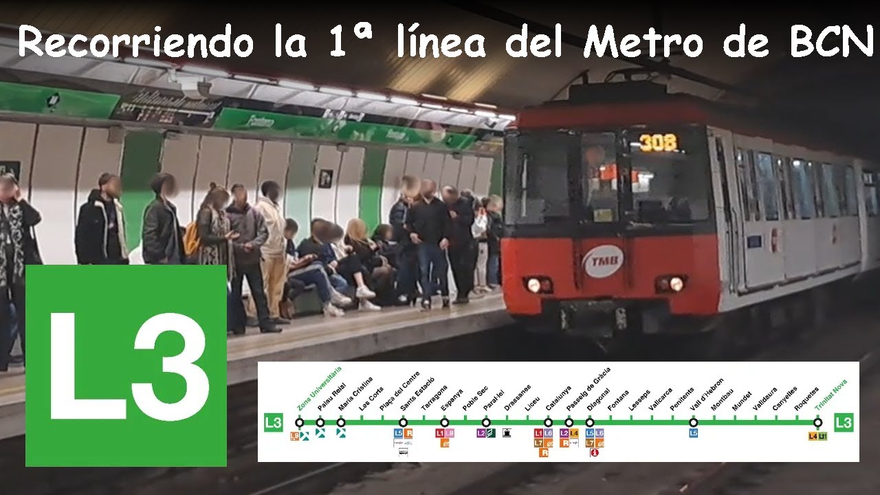 Recorriendo la Línea Más Vieja del Metro de BCN |  Recorriendo la L3