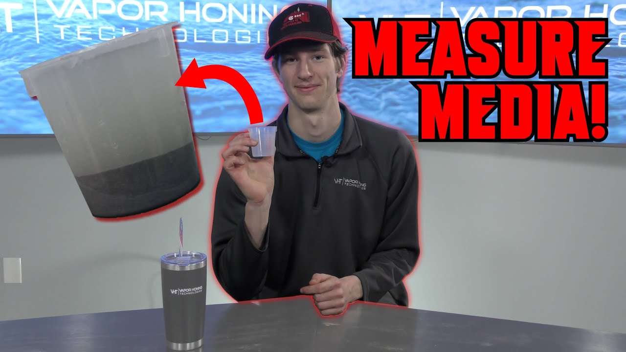 What is a Media Density Cup and what's it for? - Vapor Honing Technologies