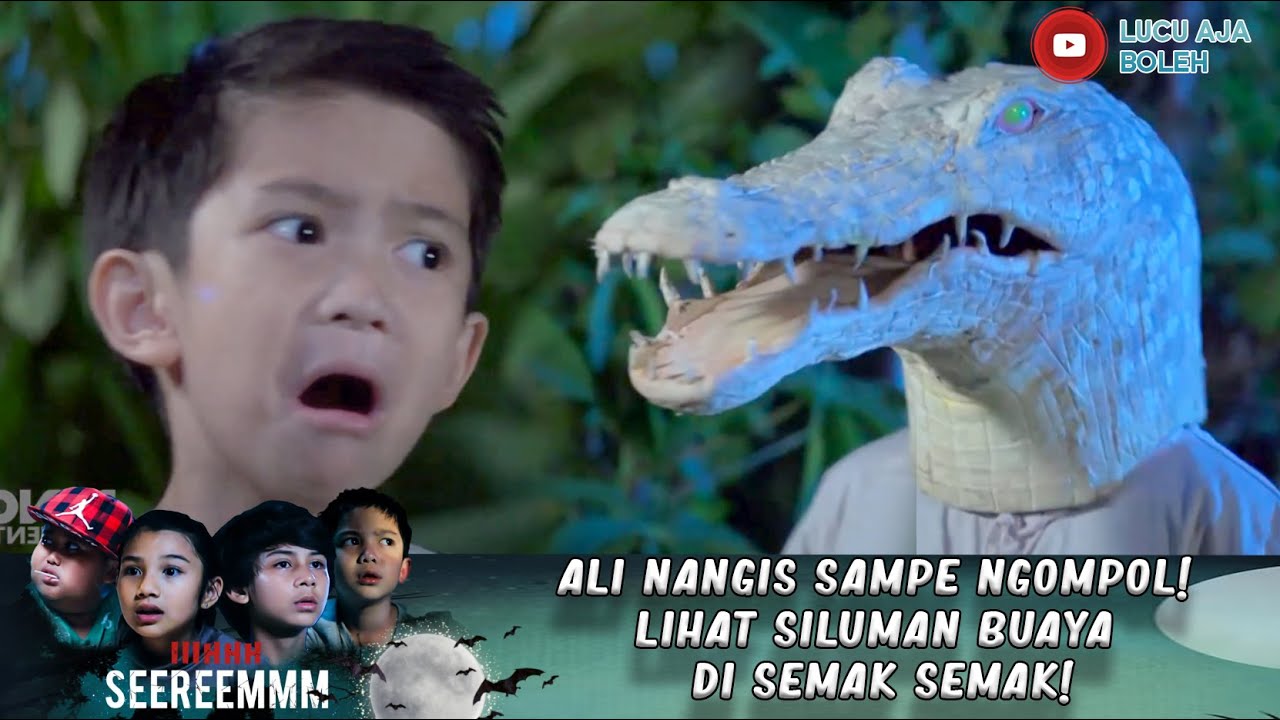 ALI NANGIS SAMPE NGOMPOL! LIHAT SILUMAN BUAYA DI SEMAK SEMAK! - IH SEREM