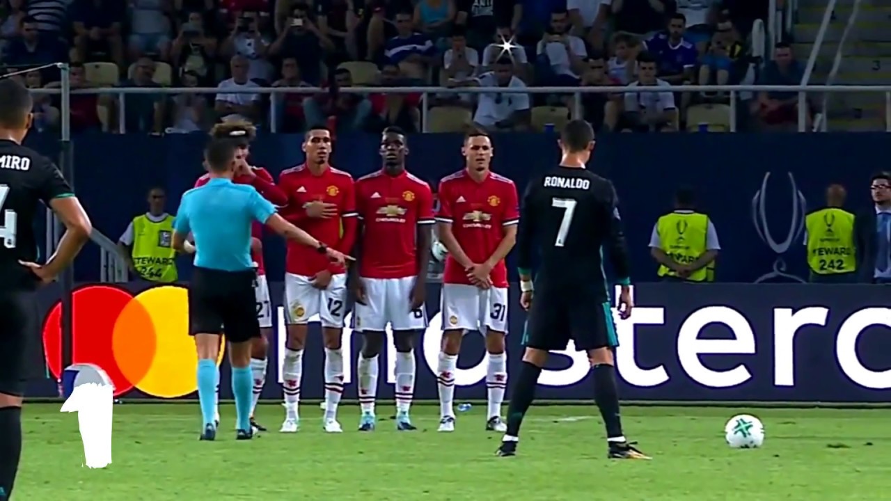 Cristiano Ronaldo ► All Free Kicks Attempts 2017/2018