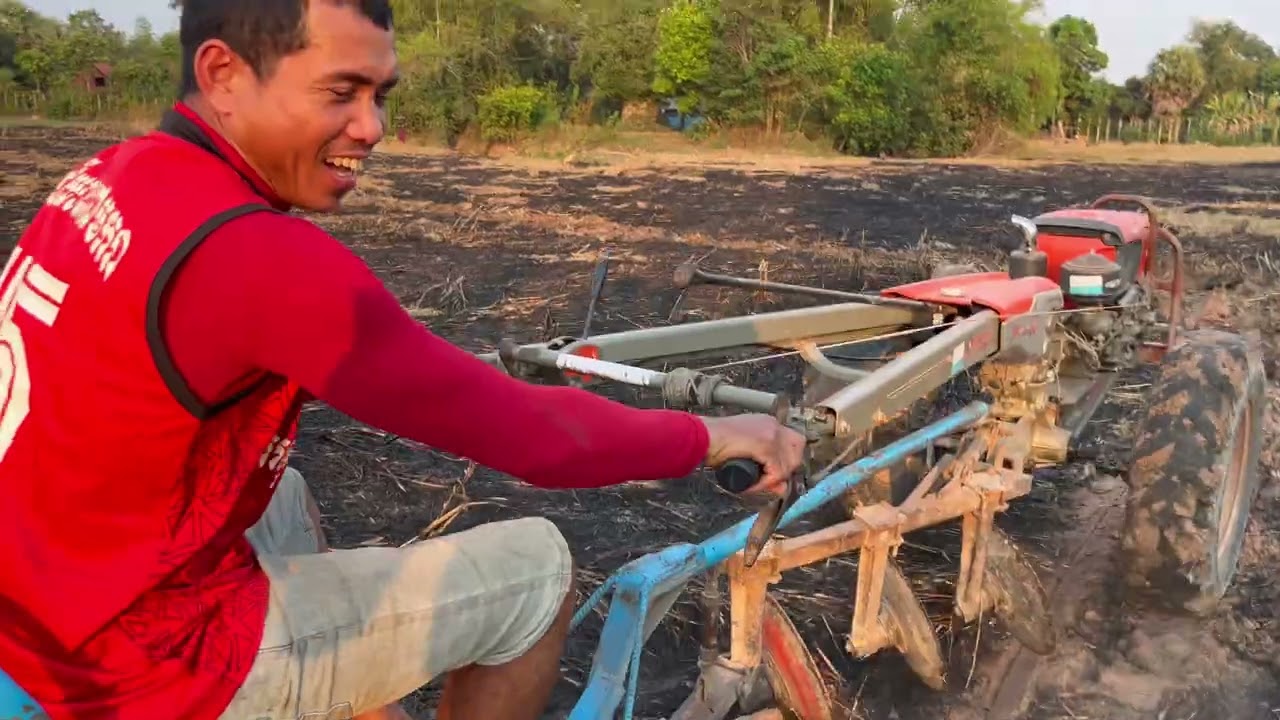 M345, Two Wheel Tractor Soil Tilling | Heavy Duty Farming Work ZT140 Kubota plowing