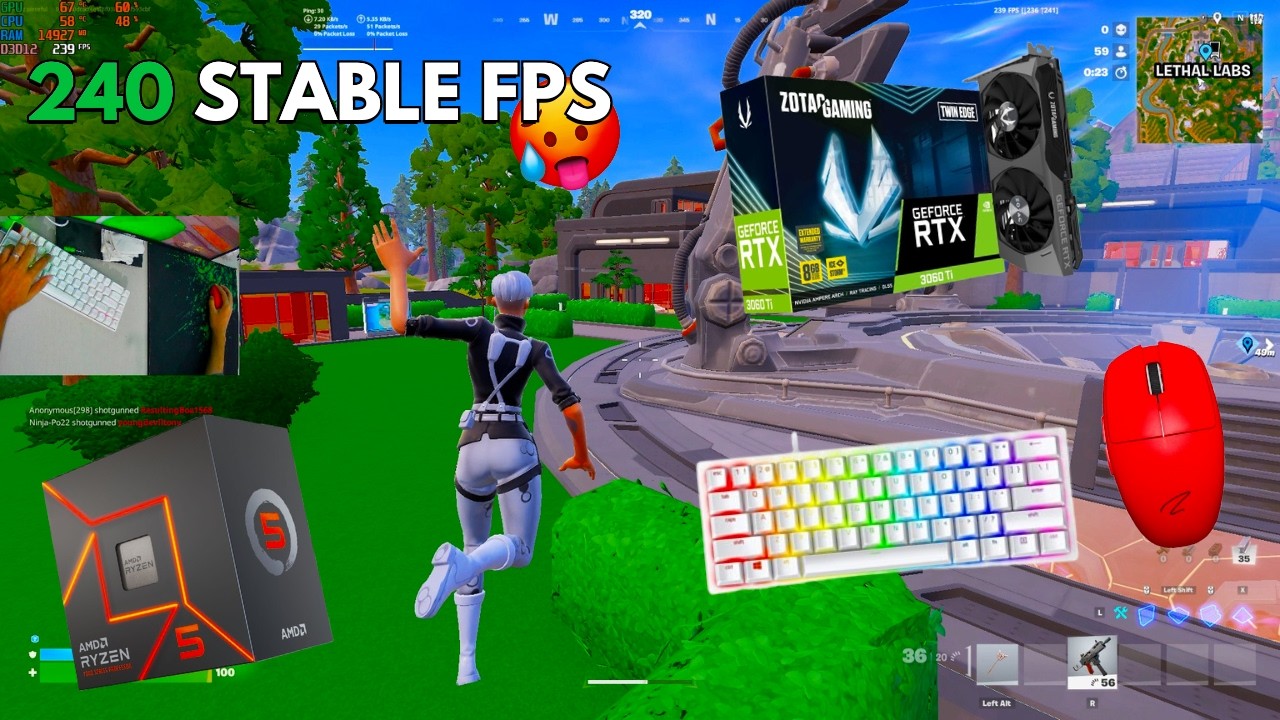 Fortnite Ranked Chapter 7 Season 1 | Ryzen 7500F & RTX 3060Ti | Competitive Settings