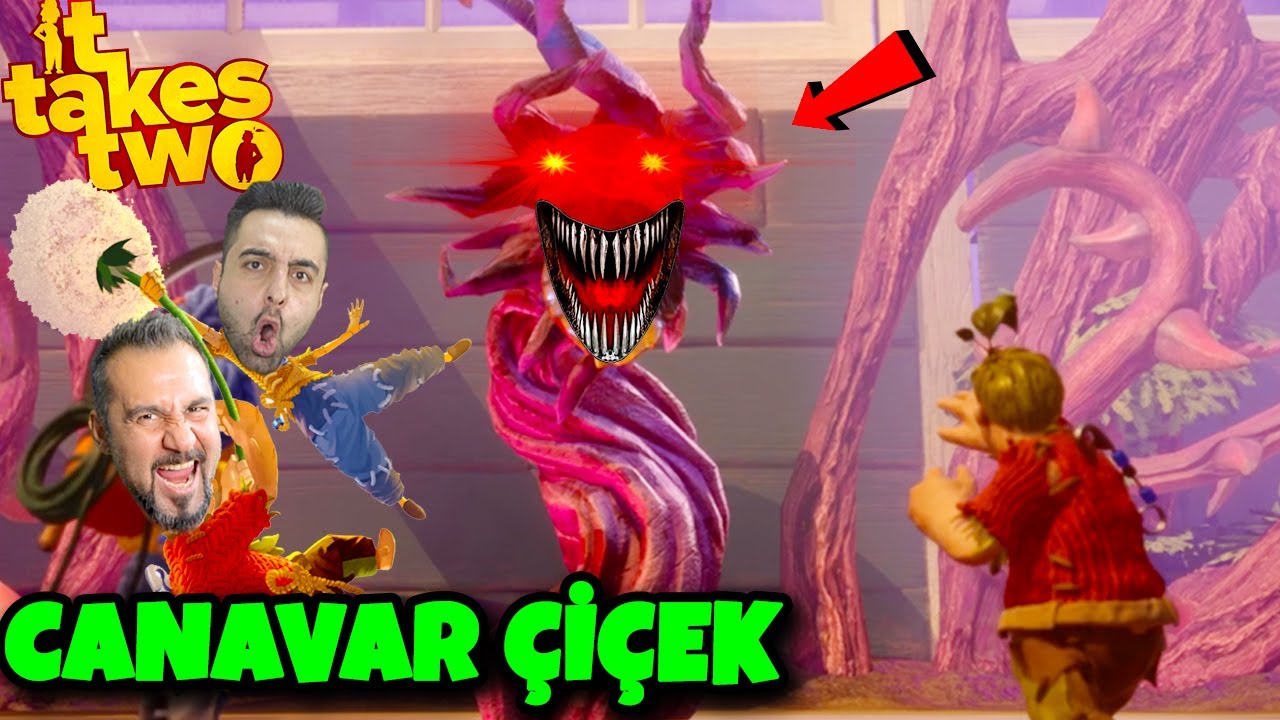 Canavar çiçekler! Dev savaşçı kaktüs oldum!| PS5 It takes two Türkçe bölüm #15