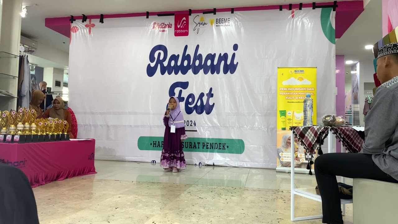 JUARA 2 LOMBA HAFALAN SURAT PENDEK KATEGORI TK - SURAT AL-LAHAB - RABBANI FEST