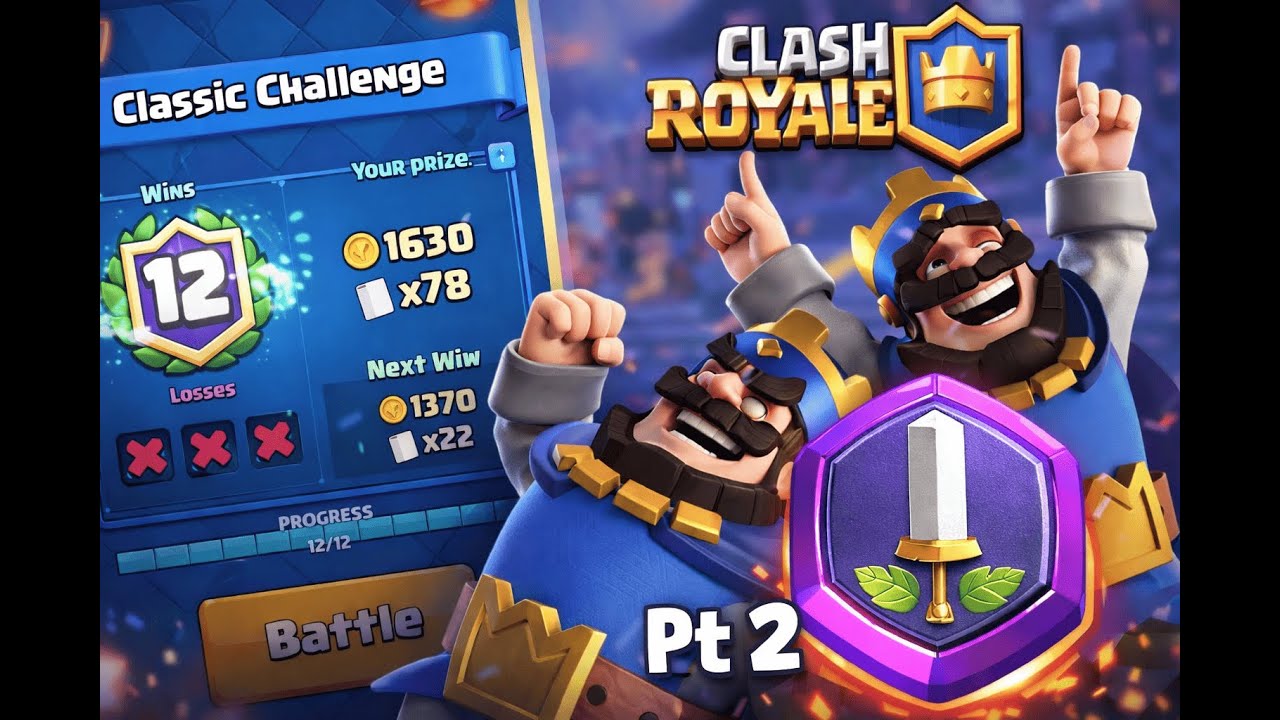 DESAFIO CLÁSSICO CLASH ROYALE: Metade do Caminho - Pt 2