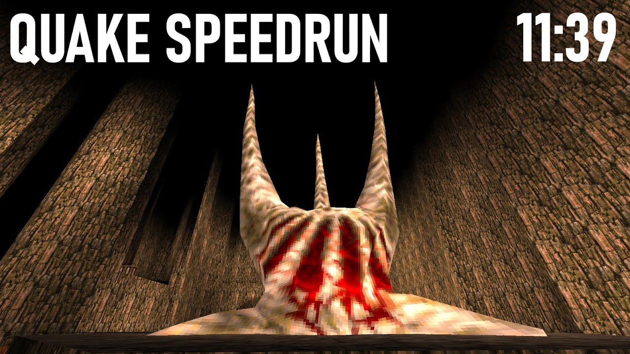 Quake - Speedrun in 11:39 [Obsolete World Record]