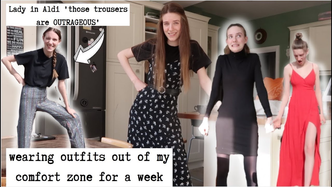 I wore clothes out of my comfort zone for a week
