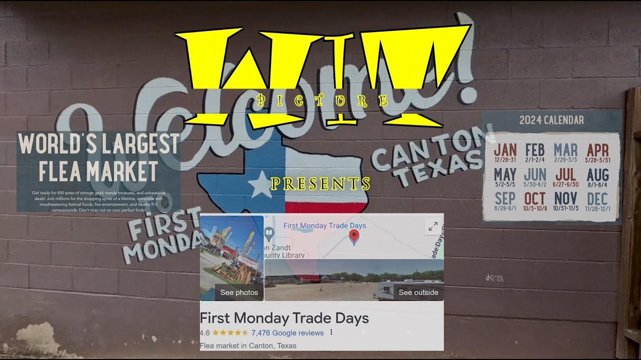 First Monday trade days - World's largest flea market walking virtual tour in 4K