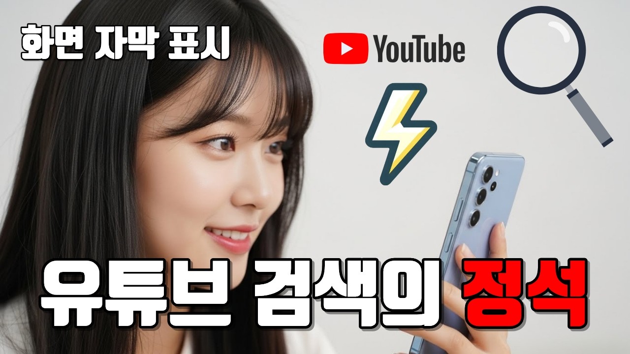 유튜브는 '검색창'이 아니라 '필터창'입니다. 모르면 몸이 고생하는 검색 기술(화면 자막 표시) - 유튜브 마케팅팁