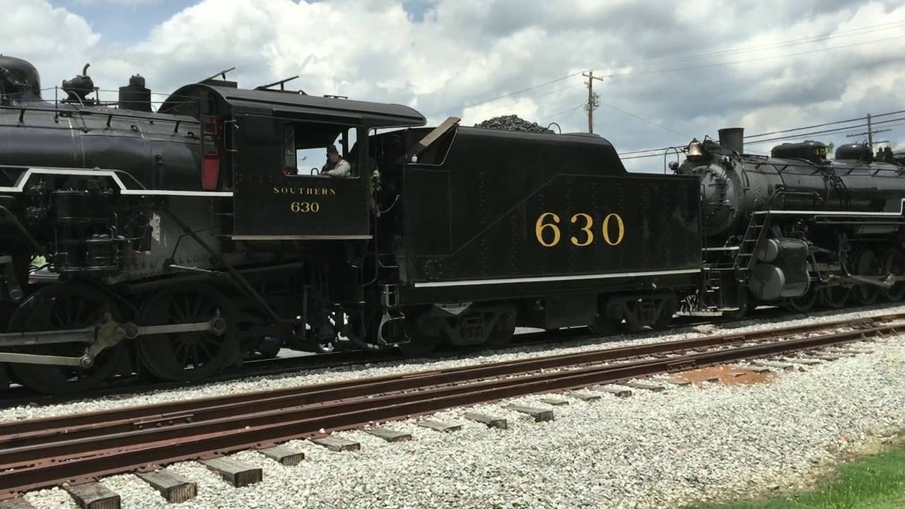 Summerville Steam Special Doubleheader Southern 630 & 4501 6-4-16