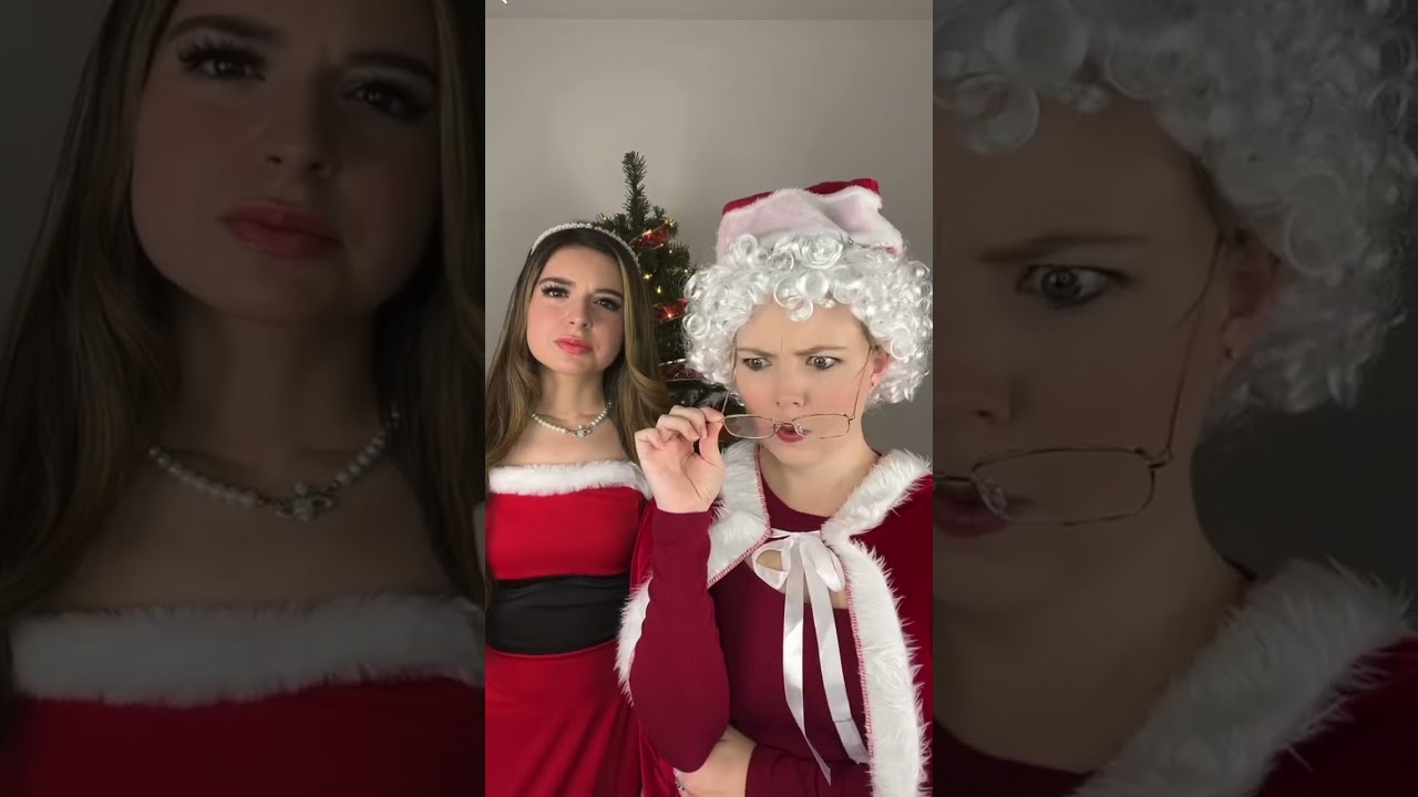 A reporter asks Santa’s Daughter how old she is and Mrs. Clause answers… 