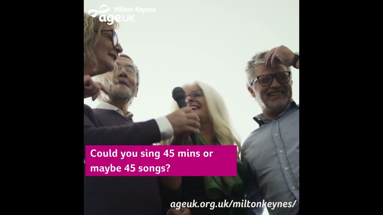 Age UK Milton Keynes - Sing Challenge 45 Video